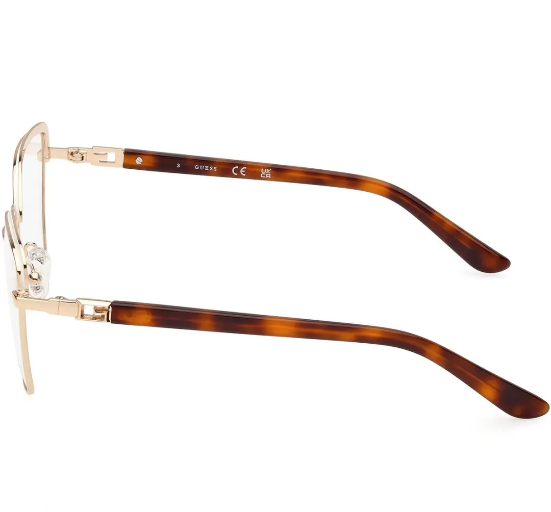 Guess GU2983 Brilmontuur - Shiny White