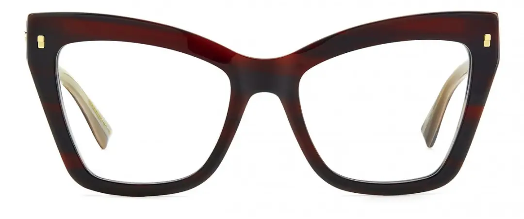 Dsquared2 D2 0152 Brilmontuur - Burgundy