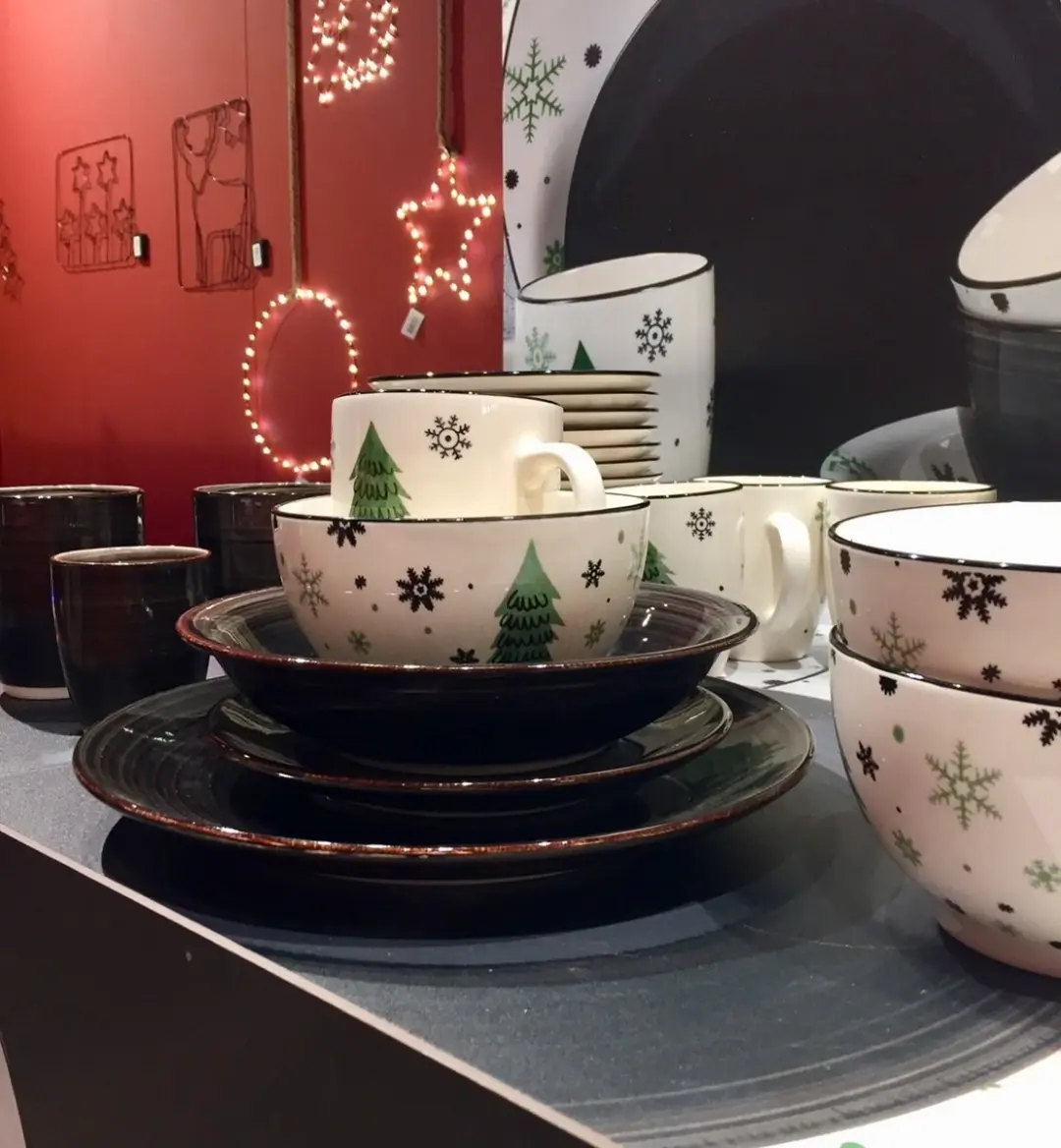 Svenska Living Kerstschaaltjes Ø14cm - 6 Stuks