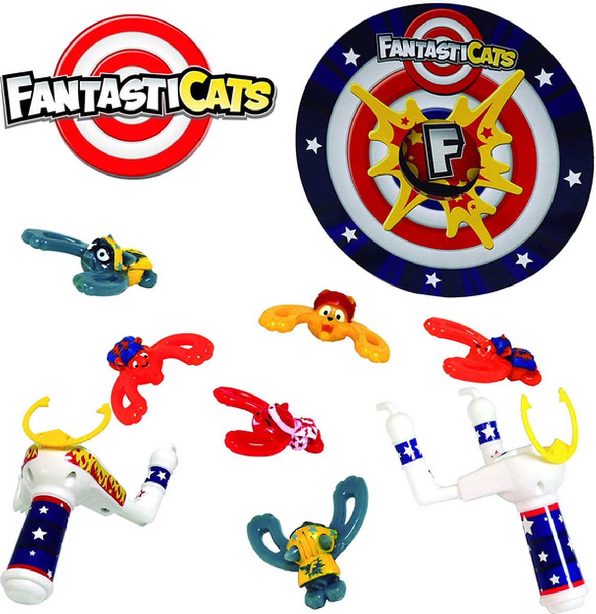 Fantasticats - Super Duel Target Set - Katapult set voor kinderen