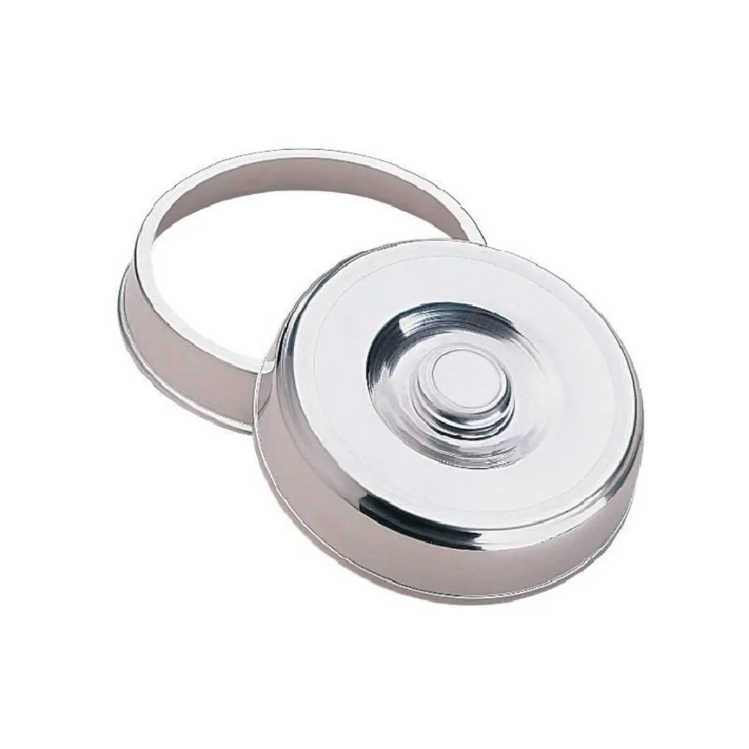 Vogue Aluminium Bordendeksel 20cm E893 - Zwart