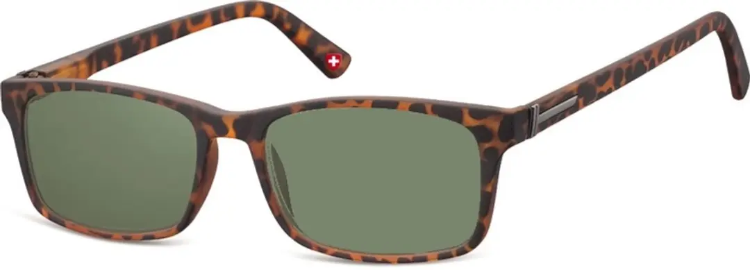 Montana Zonnebril MR73AS Rechthoekig Turtle +3.50