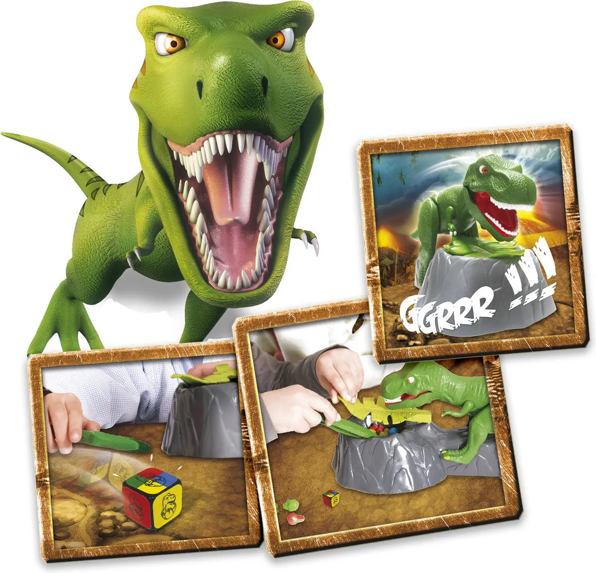 Goliath Dino Crunch Actiespel - 1 Dino, 20 Eieren