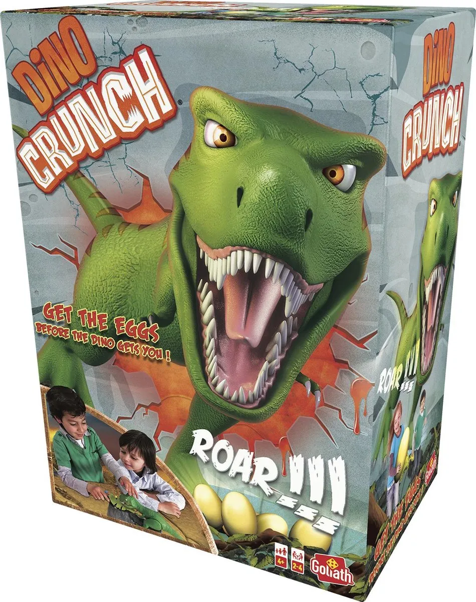 Goliath Dino Crunch Actiespel - 1 Dino, 20 Eieren