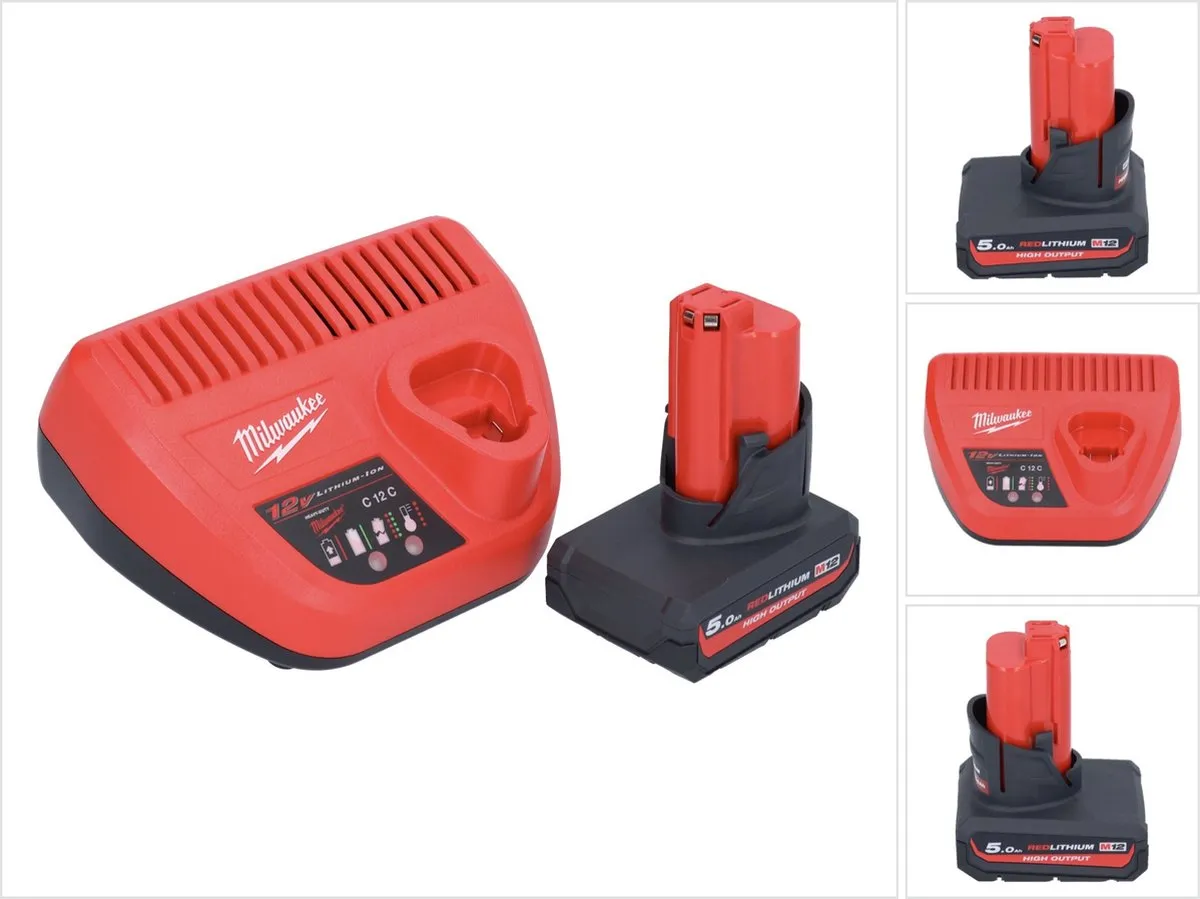 Milwaukee M12 HNRG-501 Startset HB5 5000mAh