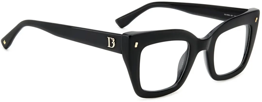 Dsquared2 D2 0099 807 Bril - Zwart