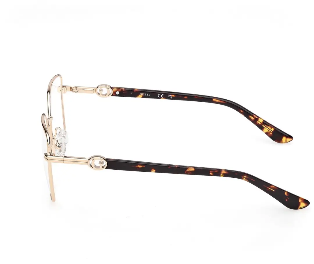 GUESS Shiny Deep Gold Vrouw Brilmontuur 55/16/140