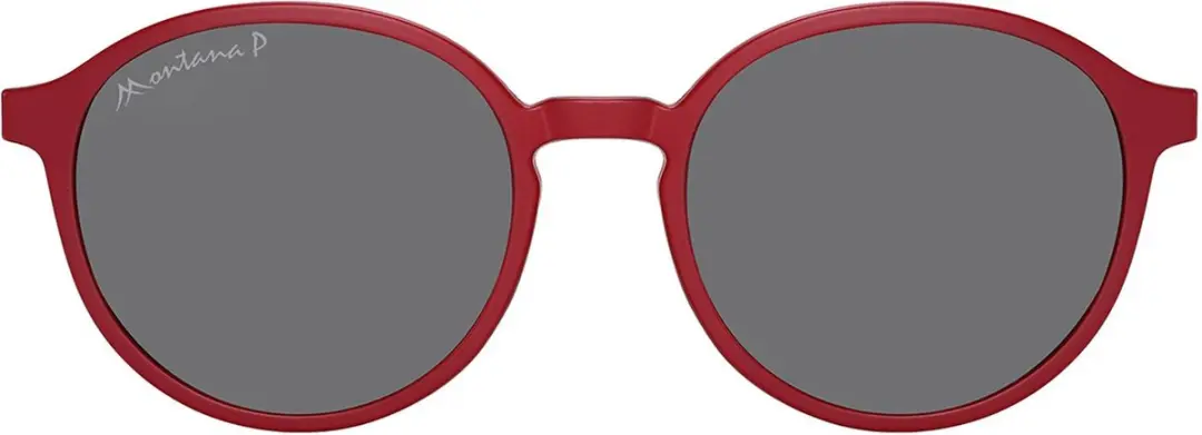 Montana Leesbril MRC4C +1.50 Rood - inclusief Clip-on Zonnebril