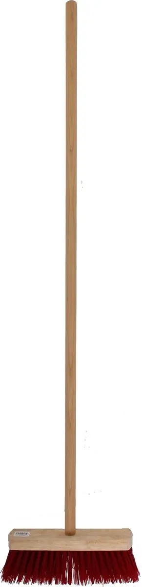 Talen Tools Bezem 120cm - Rood - Houten steel