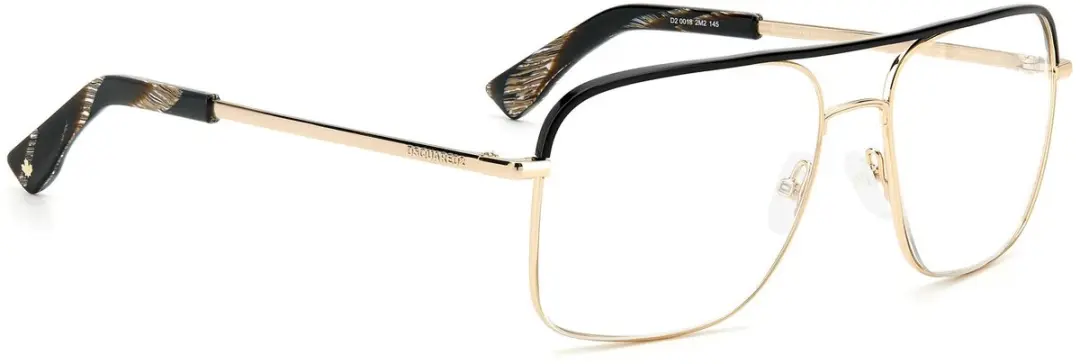 Dsquared2 D2 0018 Brilmontuur - Black Gold