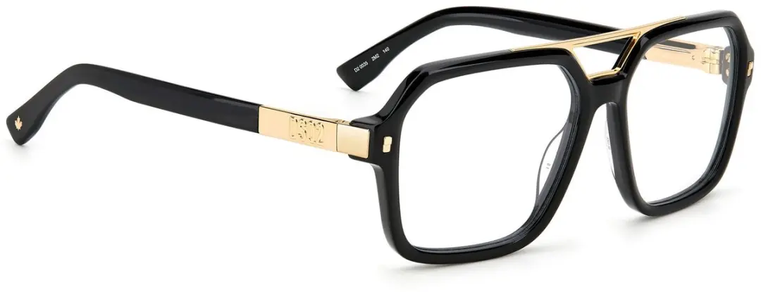 Dsquared2 D2 0035 Brilmontuur - Black Gold