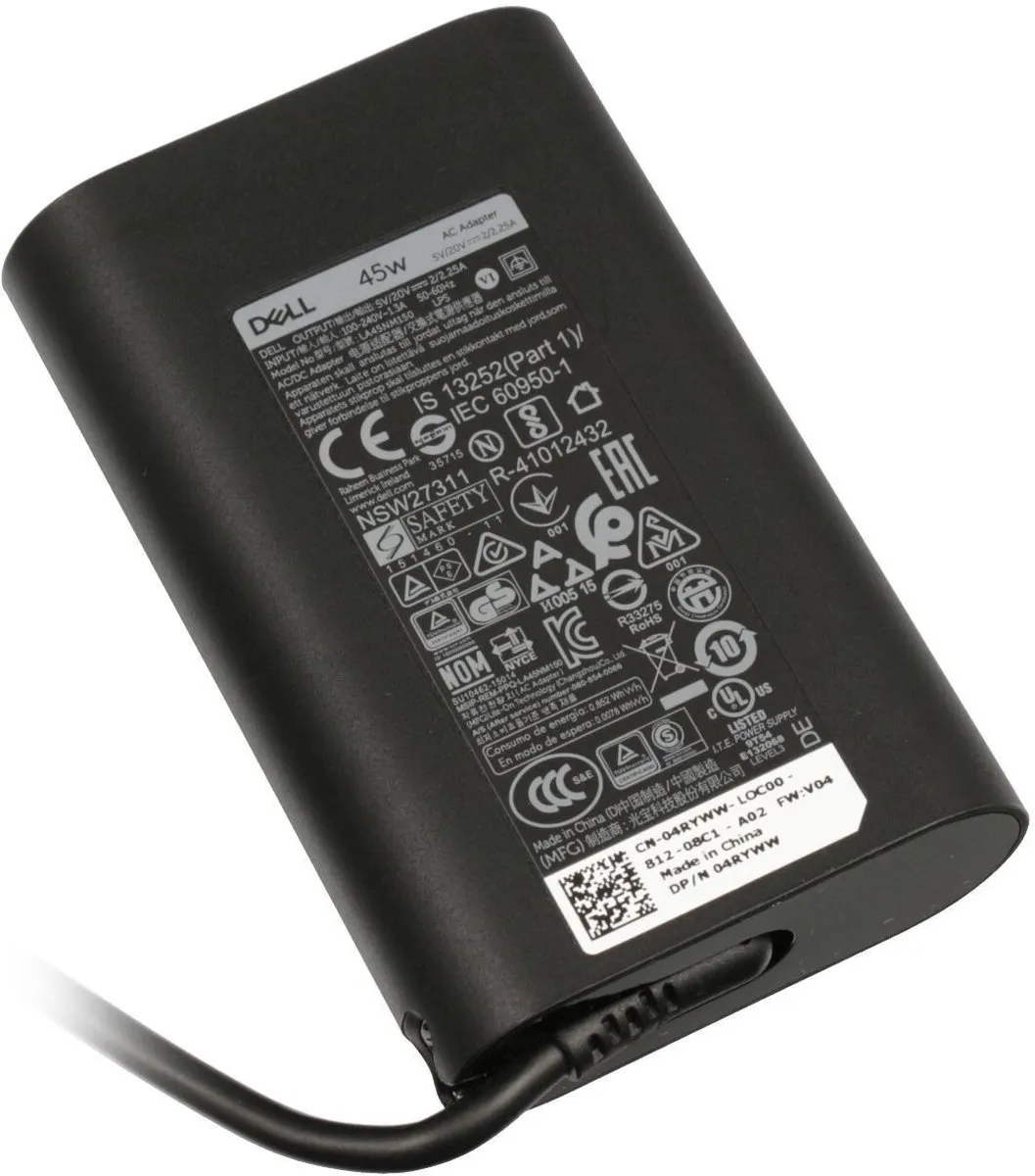 Dell JFC9P USB-C Oplader 45W - Zwart