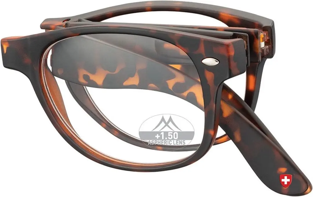 Montana Opvouwbare Leesbril Turtle Bruin +3.50