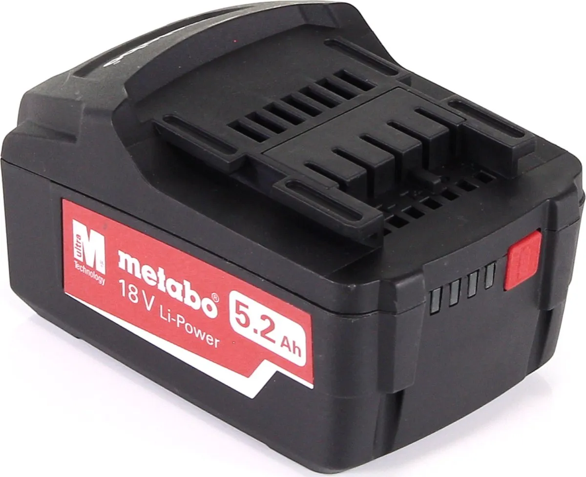 Metabo Basis Accuset 18V 5.2Ah - 2x Accu + Lader ASC 55