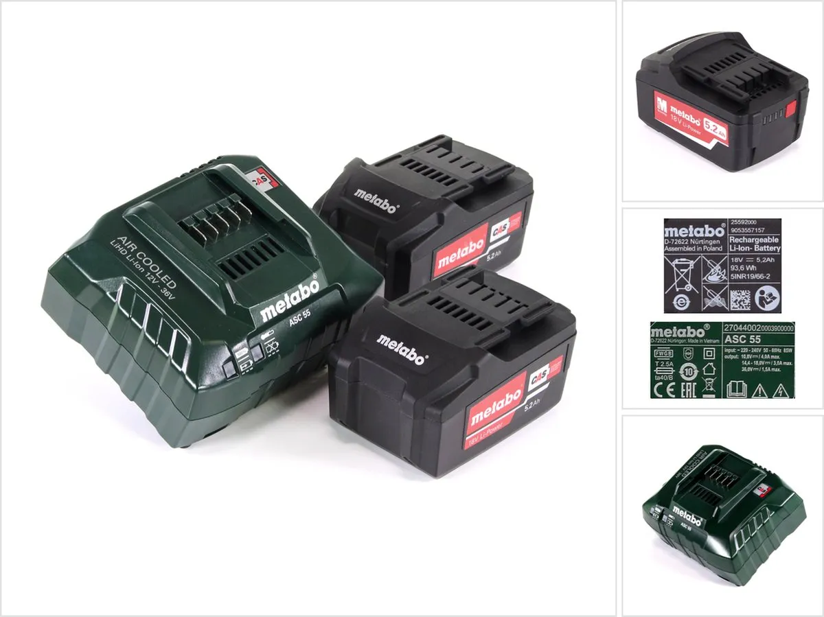 Metabo Basis Accuset 18V 5.2Ah