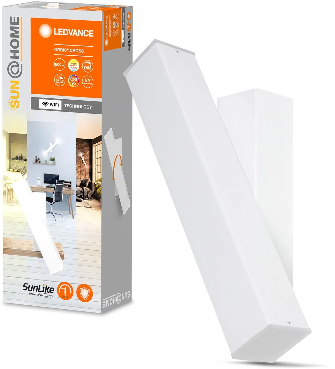 LEDVANCE SunHome Wall & Ceiling Armatuur 12W Tunable White - Helder