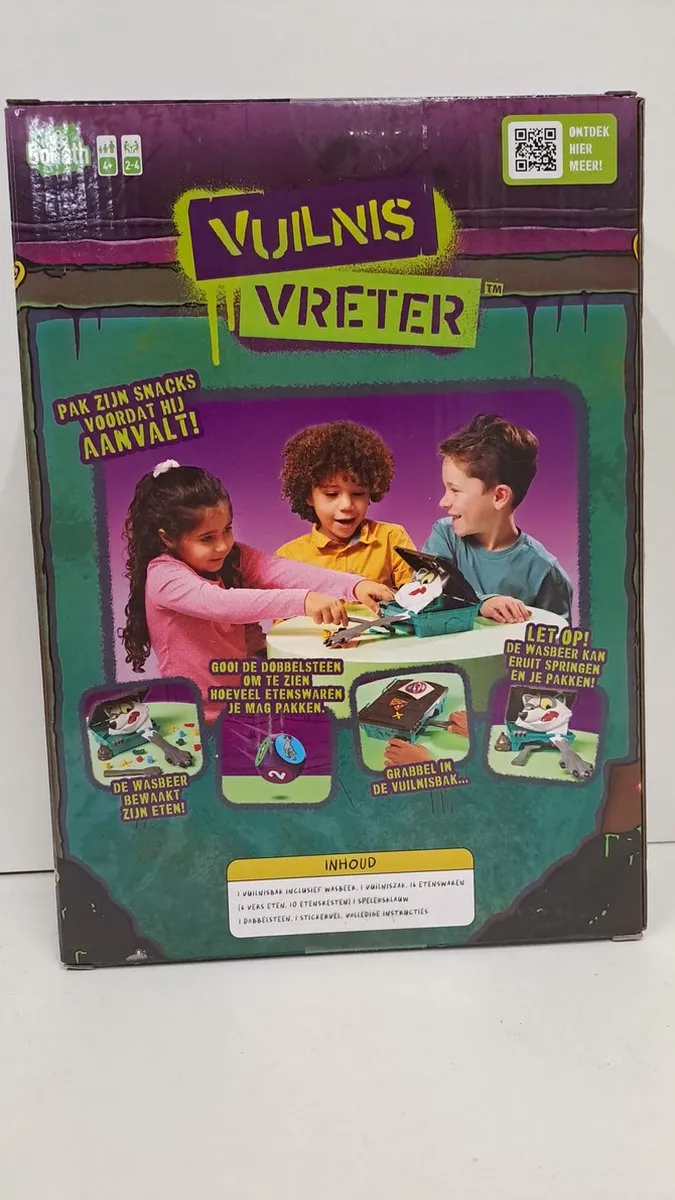 Goliath Vuilnis Vreter Spel - 4 Spelers