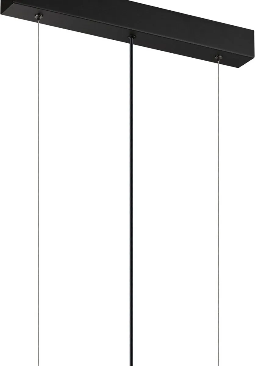Eglo Townshend Hanglamp E27 - 150cm - Bruin/Zwart