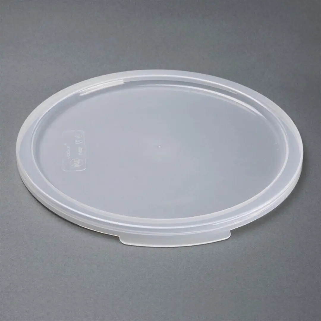 Vogue Deksel DJ964 Ronde Vershoudbak 10L/20L - Transparant