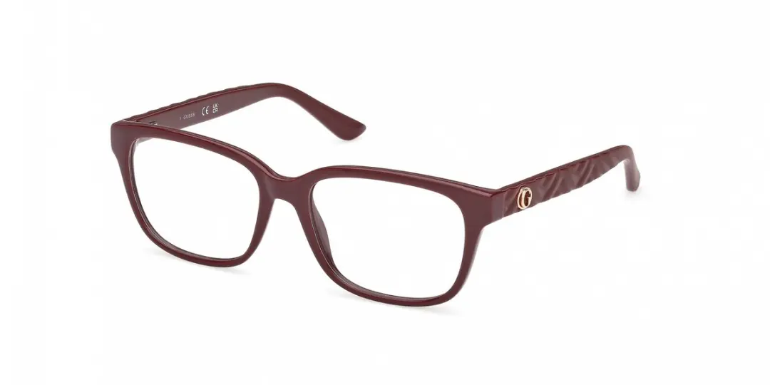 Guess GU50308 Vrouw Brilmontuur - Shiny Bordeaux