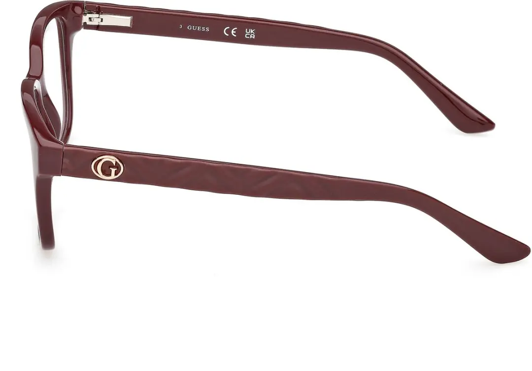 Guess GU50308 Vrouw Brilmontuur - Shiny Bordeaux