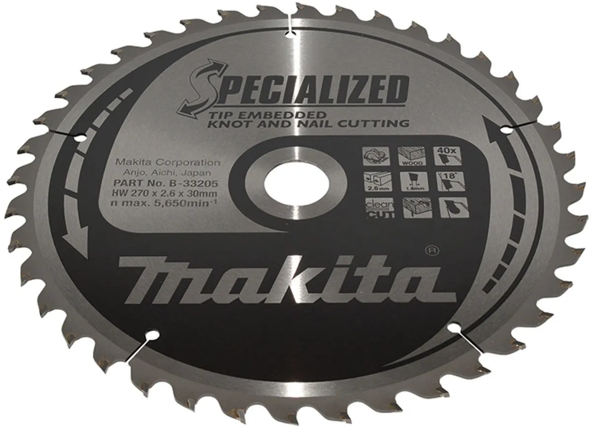 Makita B-33205 Zaagblad 270x30x40Z