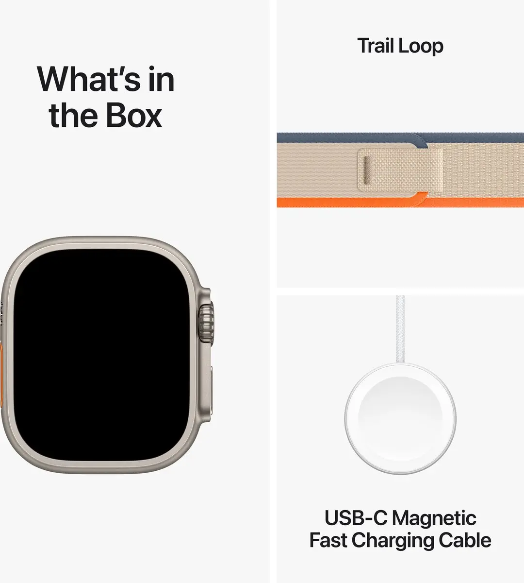 Apple Watch Ultra 2 GPS + Cellular 49mm - Titanium - Oranje/Beige