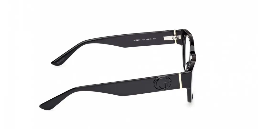 Guess GU50304 Brilmontuur - Shiny Black