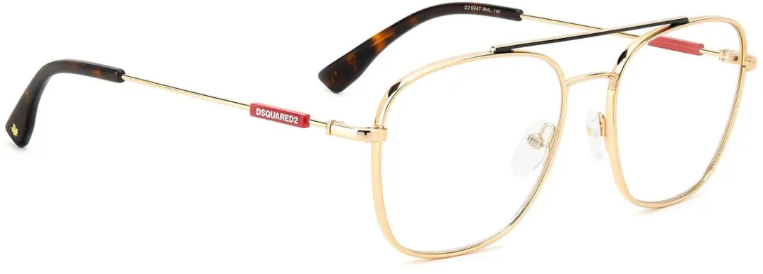 Dsquared2 D2 0047 RHL Zonnebril - Ø56mm - Zwart - afbeelding 6 van 6