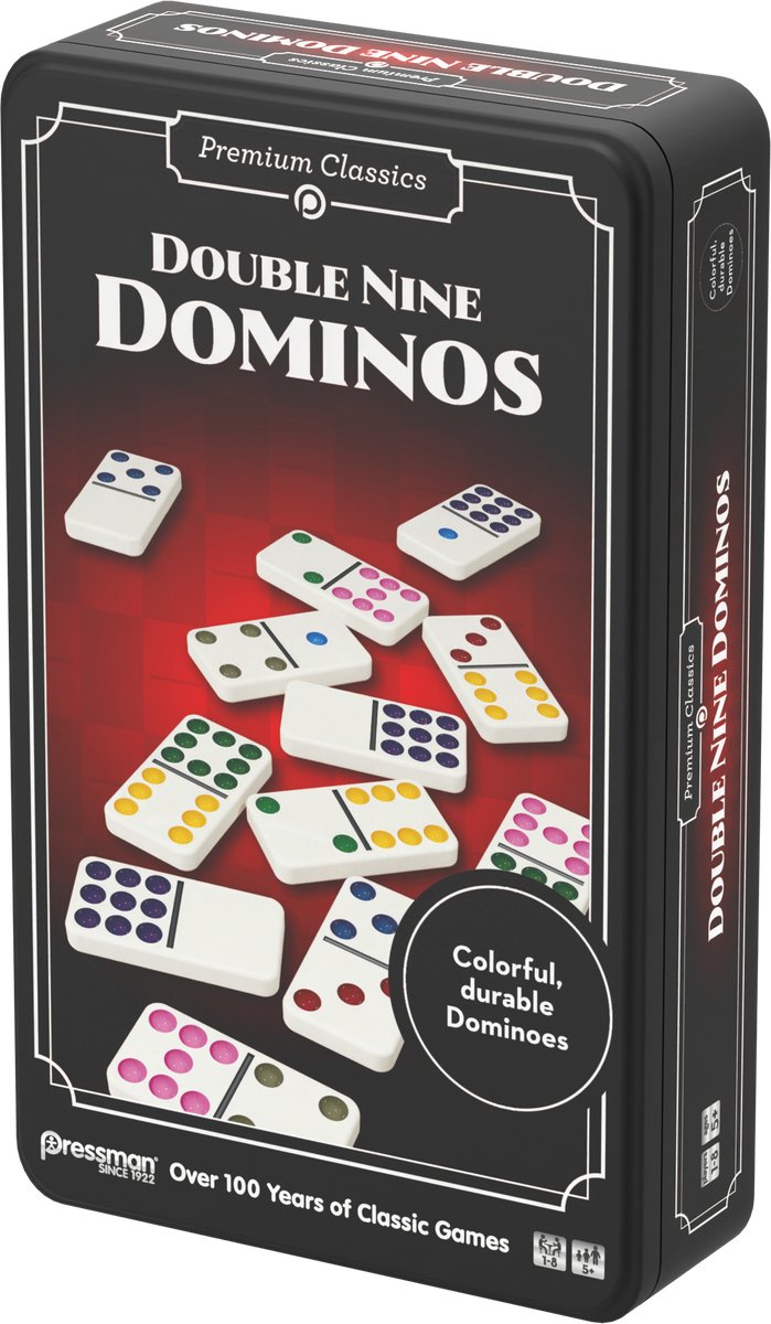 Goliath Double Nine Dominos - Actiespel - Familiespel - Domino - Denkspel
