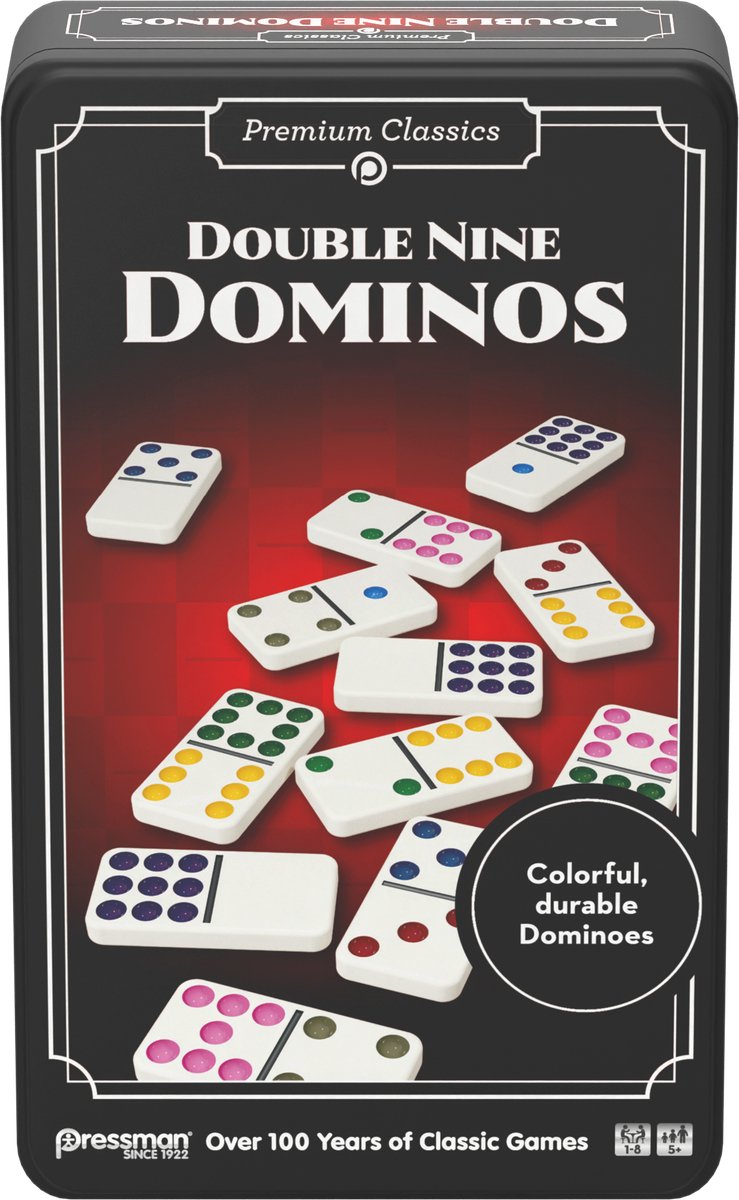 Goliath Double Nine Dominos - Actiespel - Familiespel - Domino - Denkspel