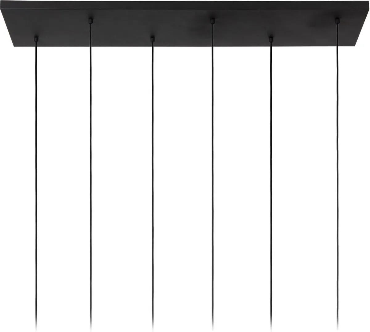 Lucide ELISA Hanglamp 6xE27 - Fumé - Ø22cm