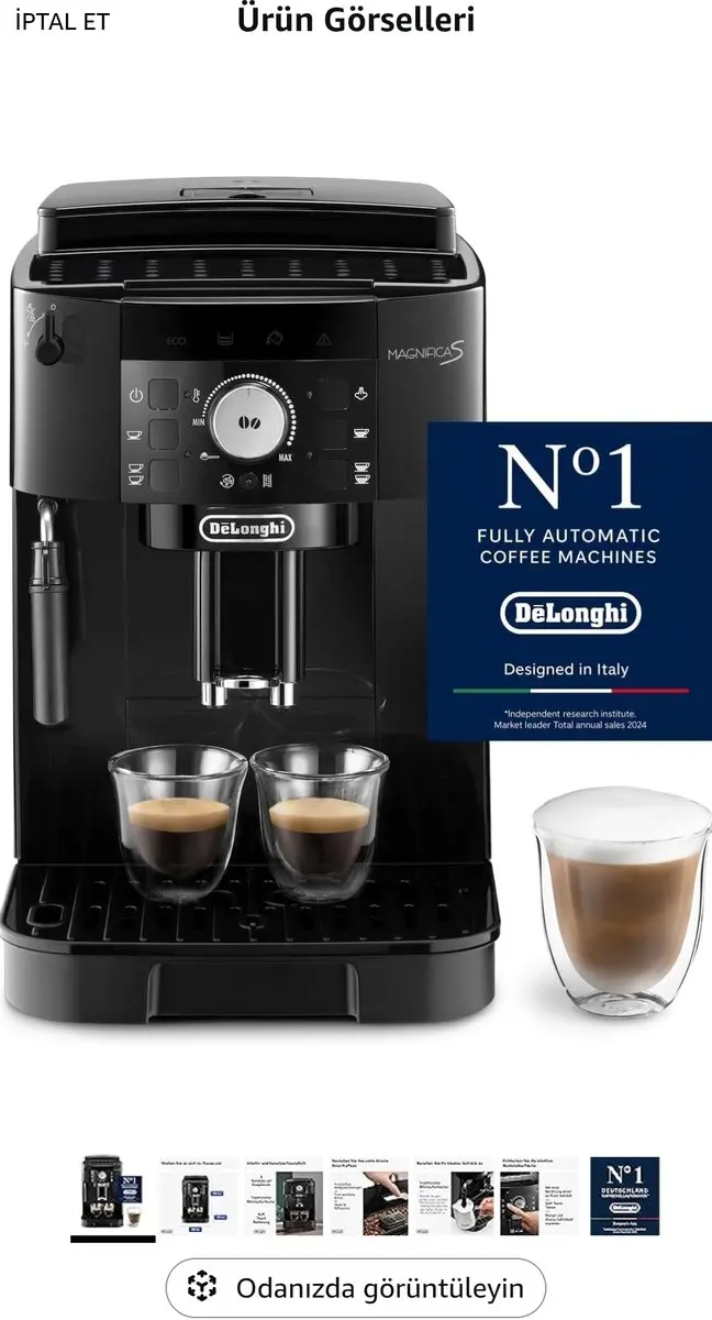 De'Longhi Magnifica S ECAM11.112.B Koffiemachine