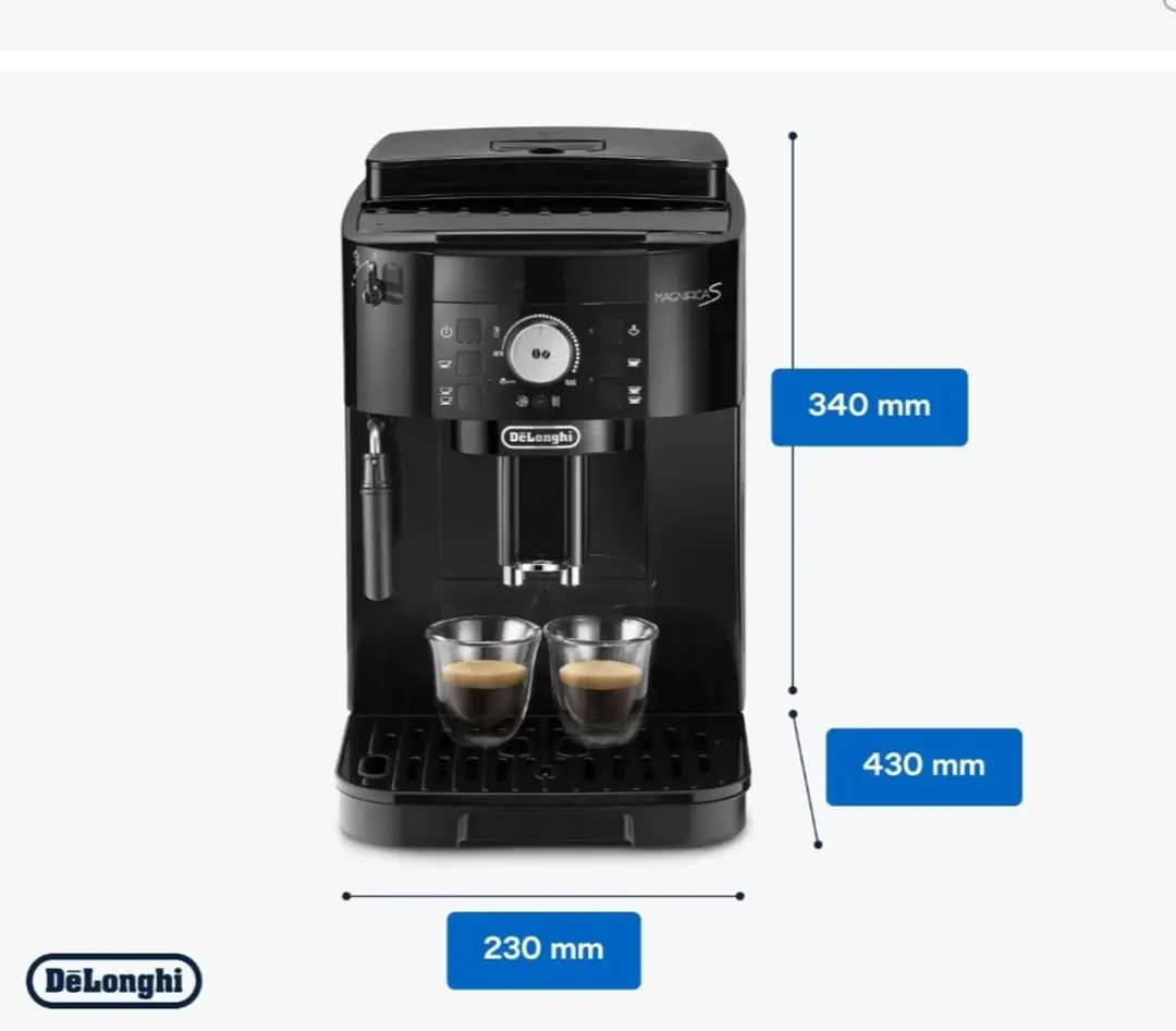 De'Longhi Magnifica S ECAM11.112.B Koffiemachine - 2 Koppen - 1.8L - Zwart