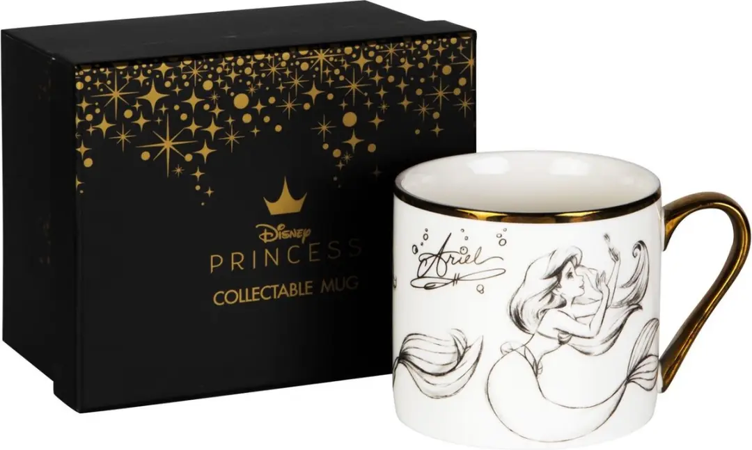 Disney Classic Collectable Mok - Ariel - 300ml - Ecru/Zwart