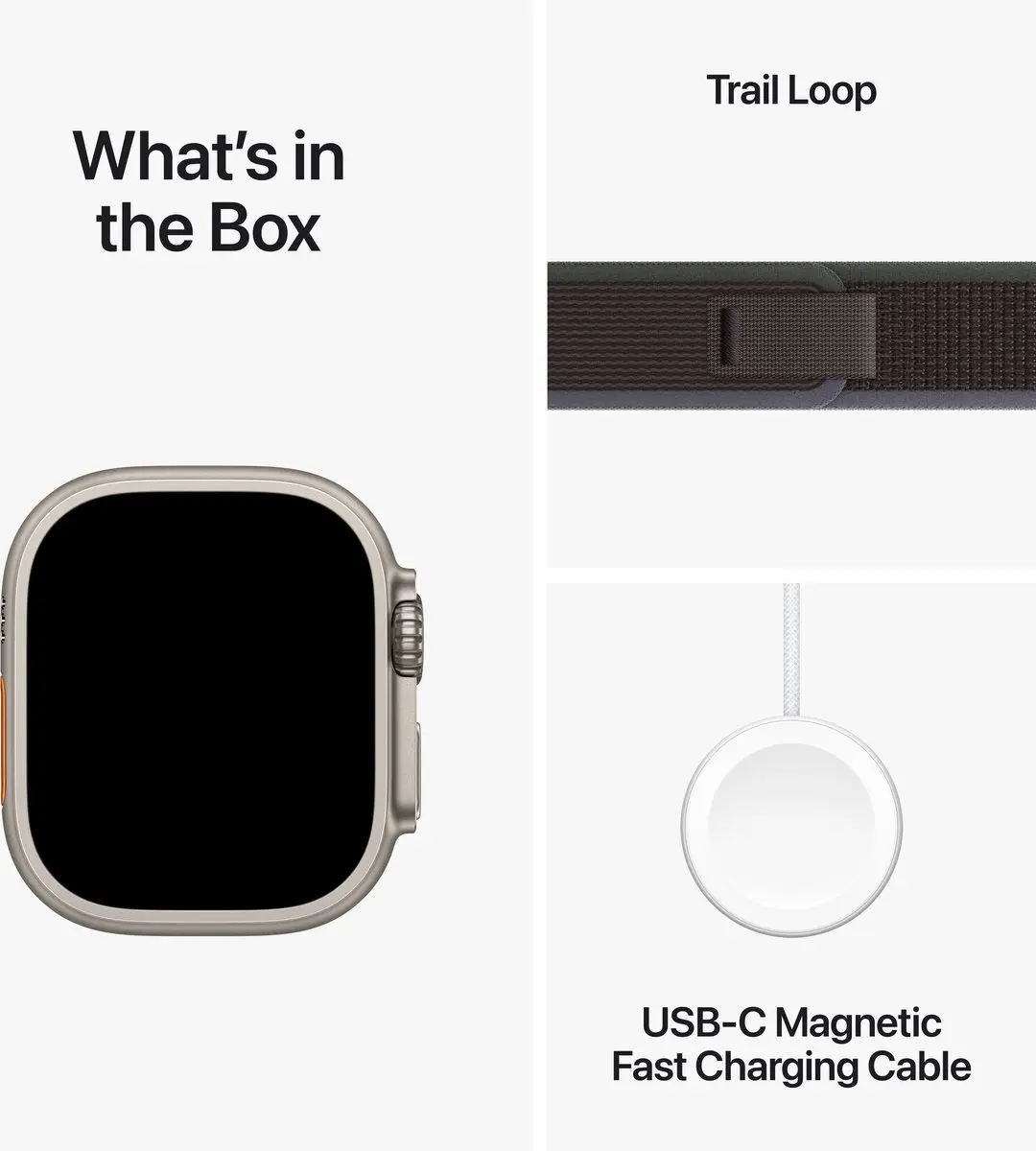 Apple Watch Ultra 2 GPS Cellular 49mm - Titanium - Blauw/Zwart