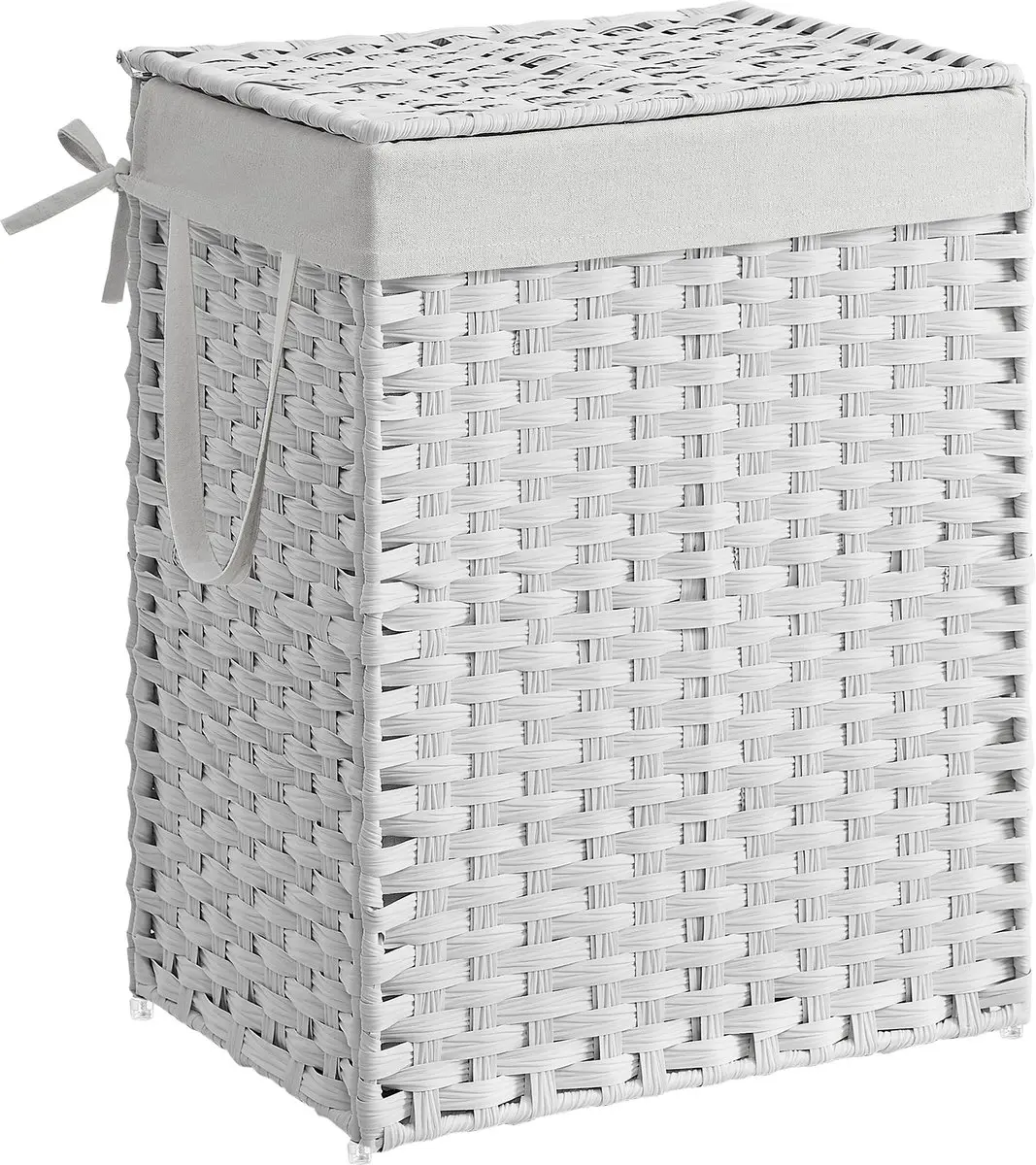 Songmics Wasmand 90L Lichtgrijs