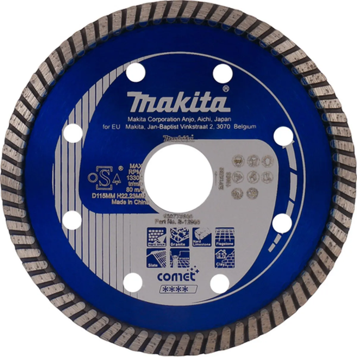 Makita B-13041 Diamantschijf 300x25,4x2,8mm