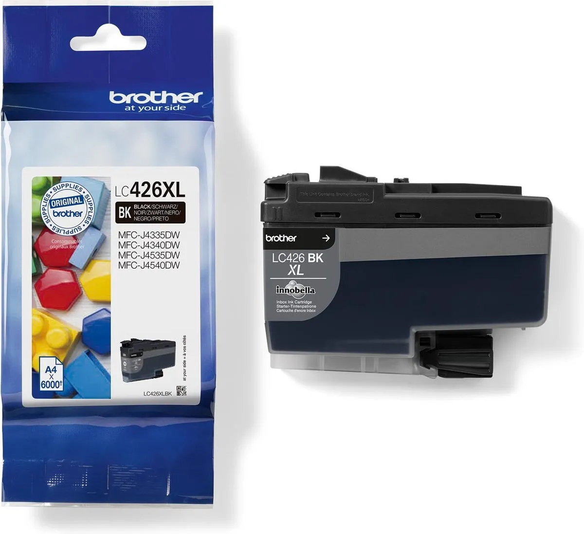 Brother LC426XLBK Inktcartridge - 6000 pagina's - Zwart