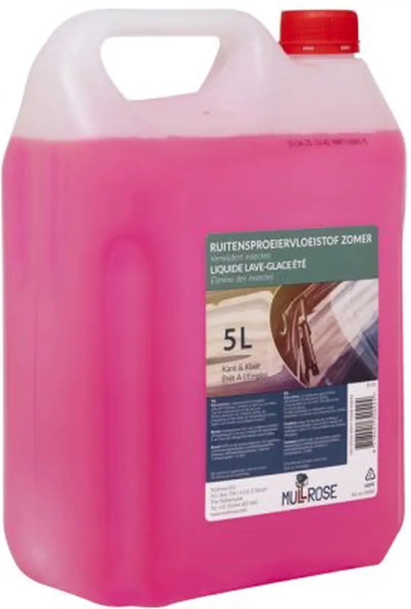 Mullrose Ruitenvloeistof Zomer 5L - Meerkleurig