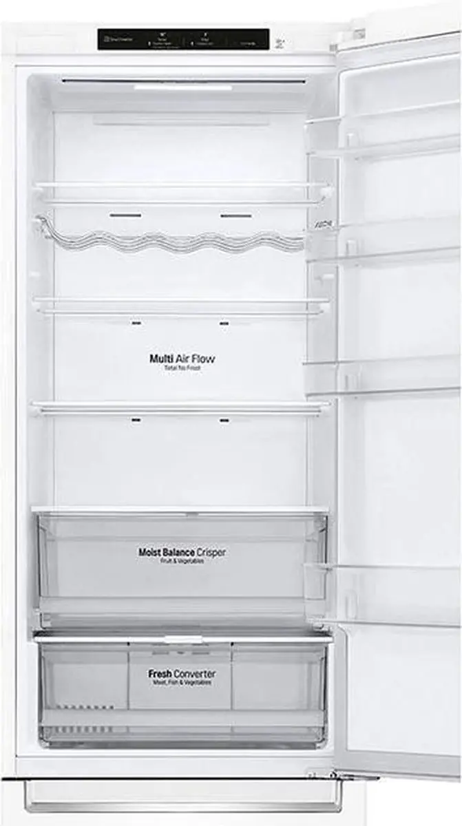 LG GBB62SWGGN Koelvriescombinatie 384L - Wit