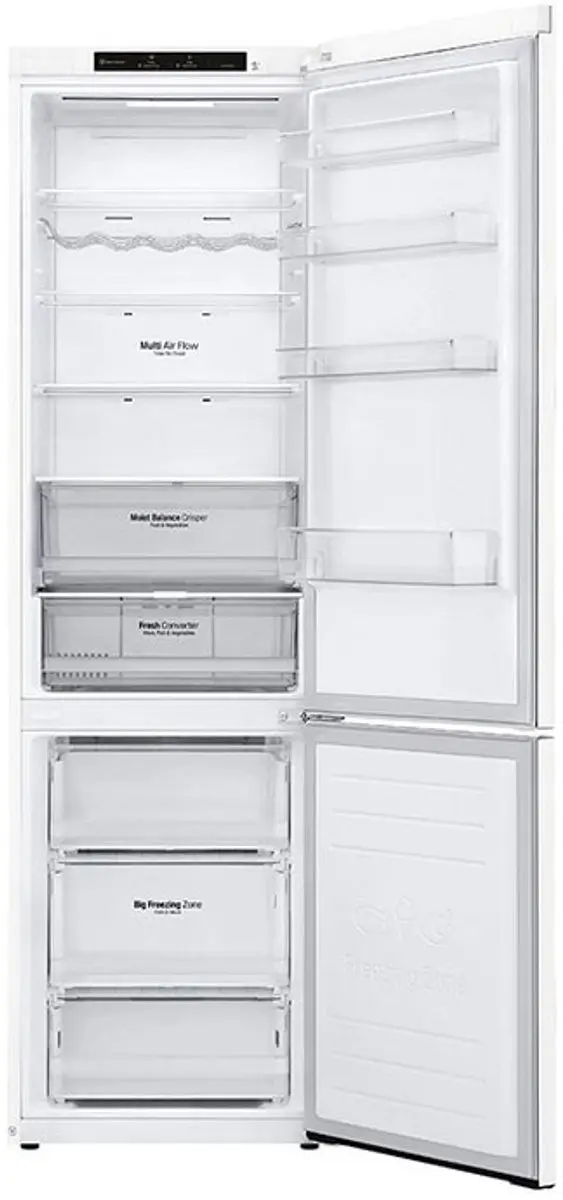 LG GBB62SWGGN Koelvriescombinatie 384L - Wit