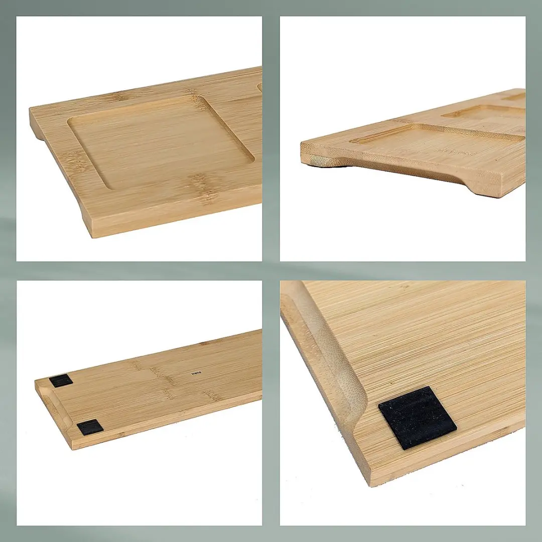 Kela Schaaltjesset Vierkant - 4 Stuks Zwart - afbeelding 6 van 6