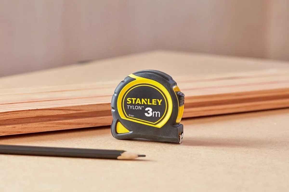 Stanley Tylon Rolbandmaat 3m 12,7mm - Zwart - afbeelding 6 van 6
