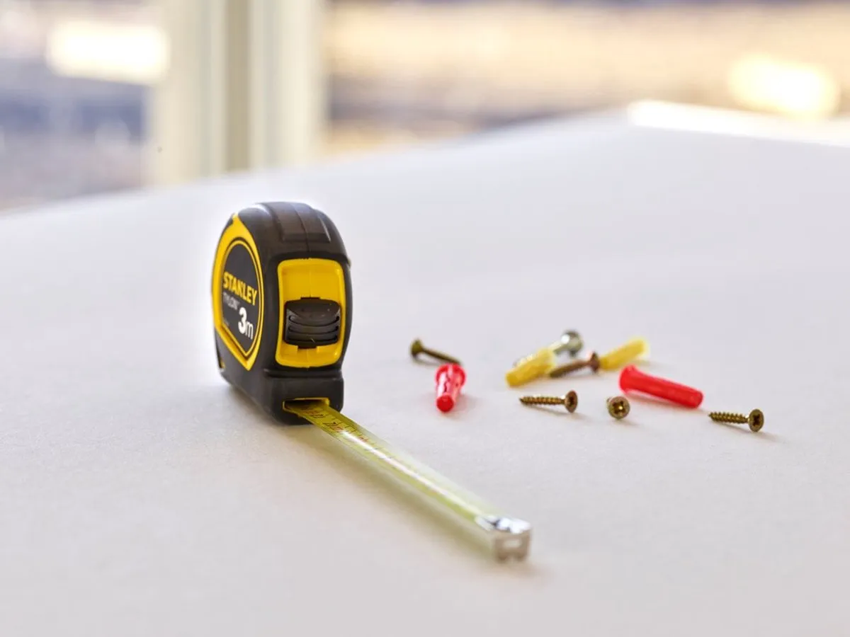 Stanley Tylon Rolbandmaat 3m 12,7mm - Zwart