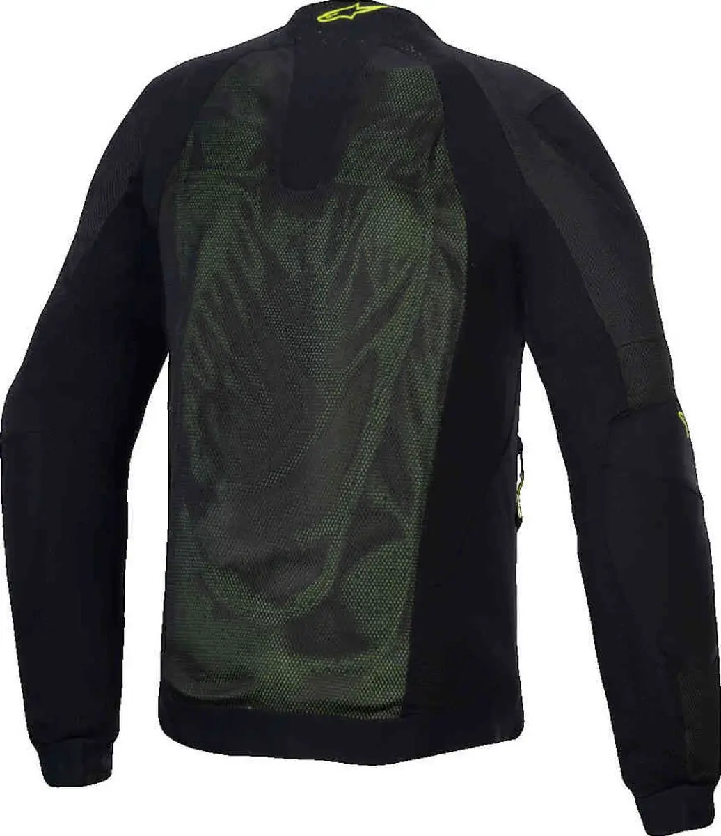 Alpinestars Troop-Air Motorjas - Maat M - Zwart/Fluo Geel