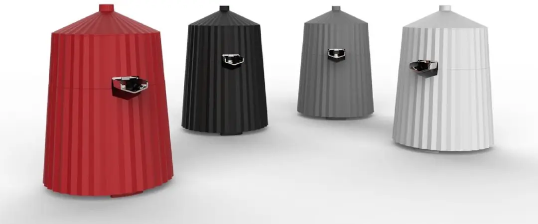 Alessi Plissé Citruspers - Wit - Ontworpen door Michele De Lucchi - afbeelding 6 van 6