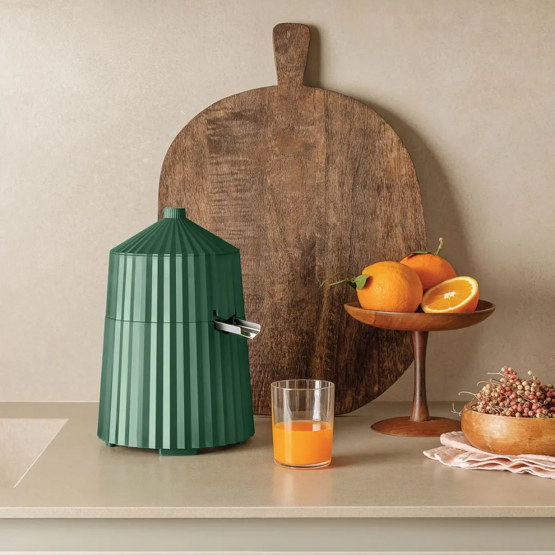 Alessi Plissé Citruspers - Wit - Ontworpen door Michele De Lucchi