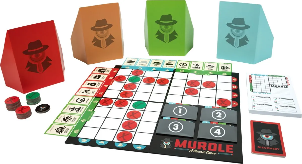 Goliath Murdle Bordspel - 2-4 Spelers - Crime Deductie - MPN 9334262