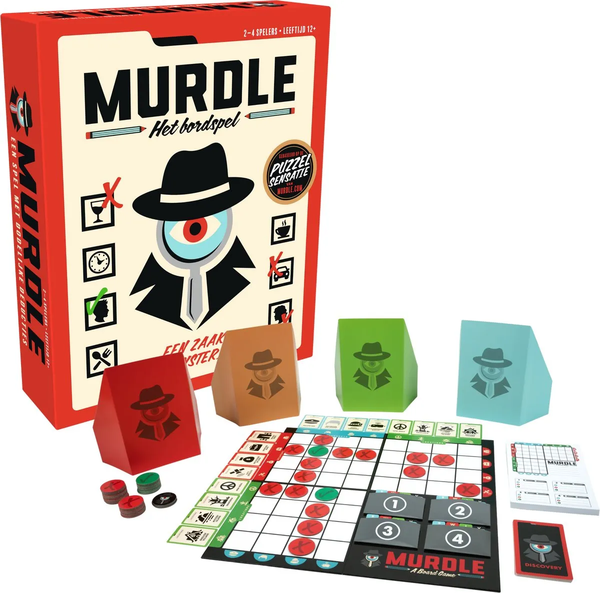 Goliath Murdle Bordspel - 2-4 Spelers - Crime Deductie - MPN 9334262